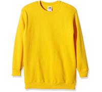 Fruit of the Loom SS027B, Felpa Bambino, Giallo (Sunflower Yellow), 12-13 Anni