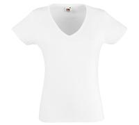 Fruit of The Loom SS047 Maglietta Donna Scollo a V