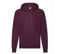 Fruit of the Loom SS056M Cappuccio, Red (Burgandy), Medium Uomo