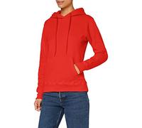 Fruit Of The Loom SS068M Cappuccio, Rosso (Red), 42 (Taglia Produttore: Large) Donna
