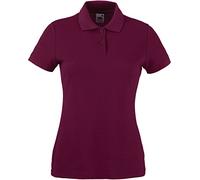 Fruit of the Loom SS092M Maglietta Polo, Rosso (Burgundy 41), 40 (Taglia Produttore: M) Donna