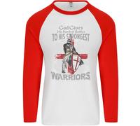 Fruit of the Loom St George Warriors Uomo T-Shirt Baseball Manica Lunga 610280