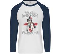 Fruit of the Loom St George Warriors Uomo T-Shirt Baseball Manica Lunga 610280