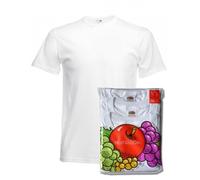 FRUIT OF THE LOOM Stock 3 PEZZI T-SHIRT intimo UOMO bianca UNDERWEAR 135 gr.