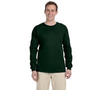 Fruit Of The Loom - T-shirt a manica lunga, in cotone robusto, 4930R Forest green XX-Large