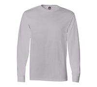 Fruit Of The Loom - T-shirt a manica lunga, in cotone robusto, 4930R Silver Large