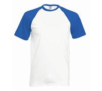 Fruit of the Loom T-shirt da baseball White Medium