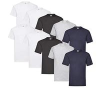 Fruit of the Loom T-shirt da uomo, modello originale a T, in confezione da 10 o 5 pezzi, S