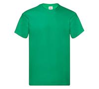Fruit of the Loom T-Shirt da Uomo Original T, Kelly Green, L