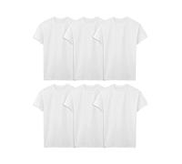 Fruit of the Loom Men's Stay Tucked Crew T-Shirt, White - Tall Sizes, XXX-Large