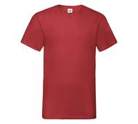 Fruit of the Loom T-Shirt Girocollo V-Neck Cotone Jersey Manica Corta Regular
