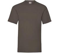 Fruit of the Loom T-shirt in cotone Chocolate Large