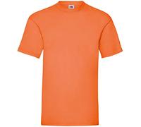 Fruit of the Loom T-shirt in cotone Orange X-Large