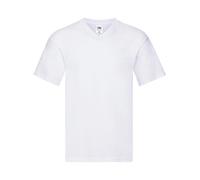 Fruit of the Loom T-Shirt Leggera In Cotone Collo A V S - XXL