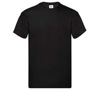 Fruit of the Loom Maglietta Originale Nero Medium Uomo