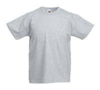 Fruit of the Loom - T-Shirt - Ragazzo Grigio Grigio