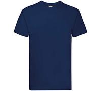 Fruit of the Loom - T-shirt Super Premium Navy Large