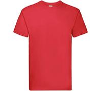 Fruit of the Loom - T-shirt Super Premium Red Large