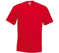 Fruit of The Loom - T-Shirt Super Premium Red Medium