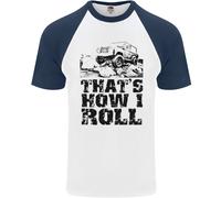 Fruit of the Loom That's How I Roll T-Shirt Baseball Uomo Cotone S-3XL
