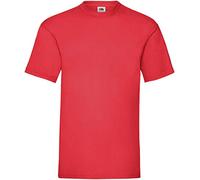 Fruit of the Loom - Top - Uomo rosso Rosso - Rosso