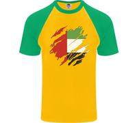 Fruit of the Loom Torn UAE Flag Day Emirati Day Maglia Baseball Uomo Cotone