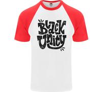 Fruit of the Loom Unity Black Lives Matter Juneteenth T-Shirt Baseball Uomo