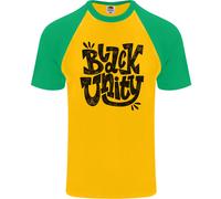 Fruit of the Loom Unity Black Lives Matter Juneteenth T-Shirt Baseball Uomo