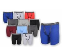 Fruit Of The Loom Uomo Boxer Slip 12 Confezione Intimo Cotone Fly Colori Variare