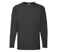 Fruit of the Loom Uomo Crew collo manica lunga Tee casual Top Shirt