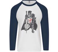 Fruit of the Loom Uomo Maglia Baseball Maniche Lunghe St. George