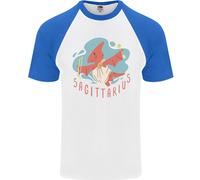 Fruit of the Loom Uomo Sagittarius Pterosauri Star Sign T-Shirt Baseball
