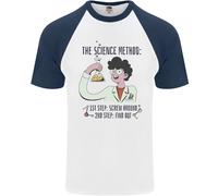 Fruit of the Loom Uomo Science Method T-Shirt Baseball Smanica Corta