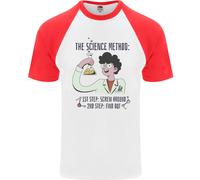 Fruit of the Loom Uomo Science Method T-Shirt Baseball Smanica Corta