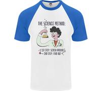 Fruit of the Loom Uomo Science Method T-Shirt Baseball Smanica Corta