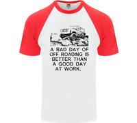 Fruit of the Loom Valore 4x4 All Terrain T-Shirt Baseball Uomo Cotone
