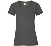 Fruit of the Loom Valueweight 5 Pack, T-Shirt Donna, Grigio (Light Graphite GL), L