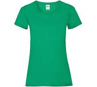 Fruit of the Loom Valueweight 5 Pack, T-Shirt Donna, Verde (Kelly Green 47), S