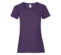 Fruit of the Loom Valueweight 5 Pack, T-Shirt Donna, Viola (Purple PE), L
