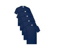 Fruit of the Loom, Valueweight, Maglietta da uomo a maniche corte, confezione da 5 pezzi, Royal, XL