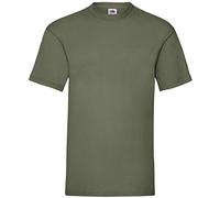 Fruit of the Loom Valueweight Short Sleeve T-Shirt, Verde (Oliva Classica), XL Uomo
