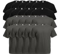 Fruit Of The Loom Valueweight T - Magliette a scollo rotondo, F140, confezione da: 3, 6, 9, 12 pezzi, XL - 20er Pack