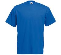 Fruit of the Loom Valueweight T - T-shirt uomo unisex cotone, Blu Royal