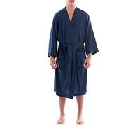Fruit of the Loom Waffle Kimono Robe Accappatoio, Marina Militare, Taglia Unica Uomo