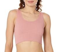 Fruit of The Loom Women's 360 Stretch Longline Sport, Comfortable Wireless Bras, Seamless Full-Coverage for a Natural Shape, Desert Dusk/Olive Night/Black