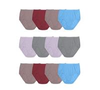 Fruit of the Loom Beyondsoft-Slip da Donna, Confezione da 12 Intimo, Assortiti, 42 (Pacco