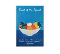 Fruit Of The Spirit, stampa artistica da parete cristiana alla moda, stampa su tela, per soggiorno, camera da letto, bagno, ufficio, decorazione per la casa, 40 x 60 cm