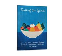 Fruit Of The Spirit, stampa artistica da parete cristiana alla moda, stampa su tela, per soggiorno, camera da letto, bagno, ufficio, decorazione per la casa, 40 x 60 cm