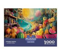 Fruit Painting 1000 Pezzi Puzzle Classici Per Adulti E Bambini ≥14 Anni Giochi Del Cervello Sfida Impossibile Regalo Amore Amico Hobby Creativo Tempo Libero 70x50cm/1000pcs