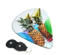 Fruit Party Plettri per chitarra con stampa 6 pezzi plettri per chitarra acustica elettrica per basso chitarre acustiche elettriche ukulele sottile medio spesso set 0,96 mm